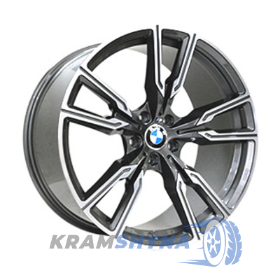 Replica BMW B5552 11x21 5x120 ET38 DIA74.1 GMF