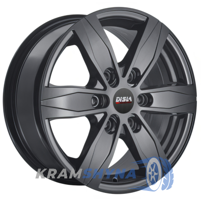 Disla Vanline 6 7x16 6x130 ET55 DIA84.1 Black