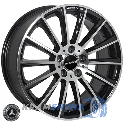 Zorat Wheels BK836B 7x16 5x112 ET37 DIA66.6 BP