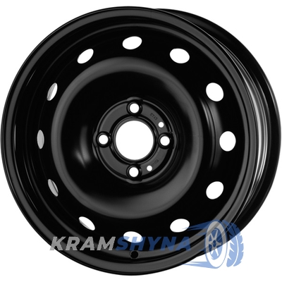 Magnetto Wheels R1-1724 6x15 4x100 ET43 DIA60 Black