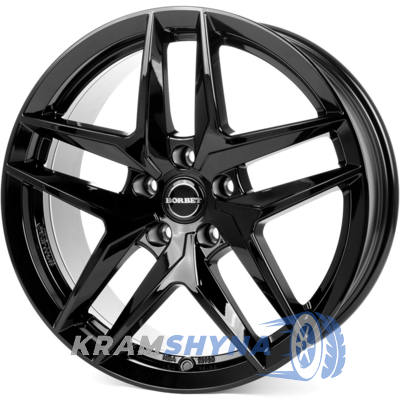Borbet Z 7.5x17 5x112 ET36 DIA66.5 Black