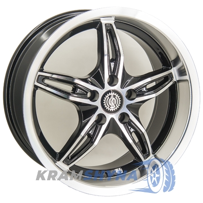 Replica Toyota GT BK233 7.5x16 5x100 ET35 DIA60.1 BM