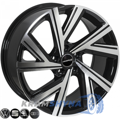 Zorat Wheels BK5805 8x18 5x112 ET45 DIA57.1 BP
