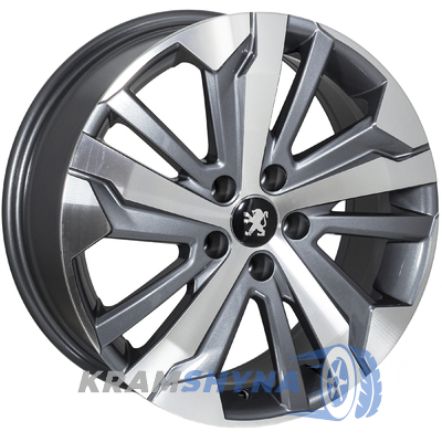 Zorat Wheels BK5837 7x17 5x108 ET23 DIA65.1 GP