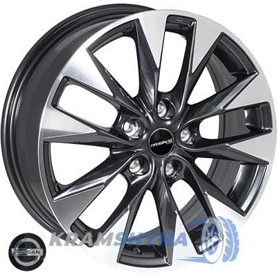 JH H595D 6.5x16 5x114.3 ET45 DIA66.1 GMF