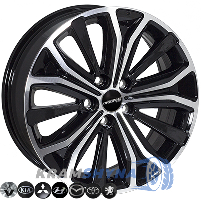 Zorat Wheels BK591 7x17 5x114.3 ET46 DIA67.1 BP
