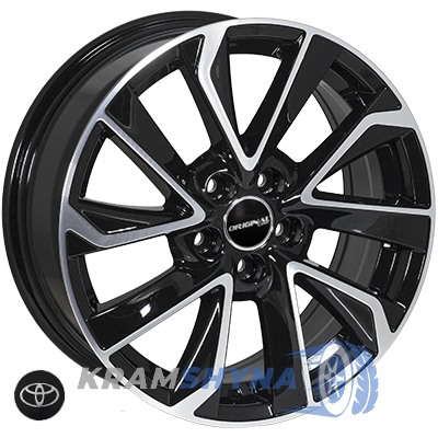 Zorat Wheels BK5463 6.5x16 5x100 ET39 DIA54.1 BP