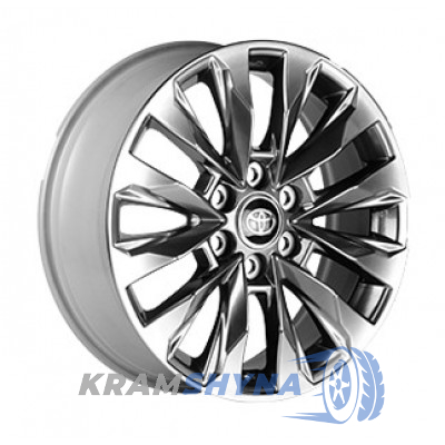 Replica TY756 8x20 6x139.7 ET60 DIA95.1 Chrome-Sil