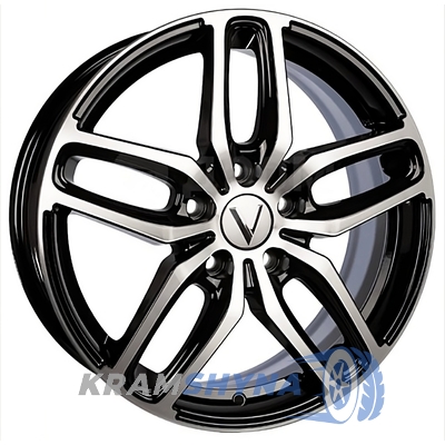 Vector B199 6.5x17 4x100 ET41 DIA60.1 Алмаз черн