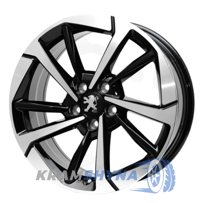 Replica Peugeot RX726 7x17 5x108 ET40 DIA67.1 BMF