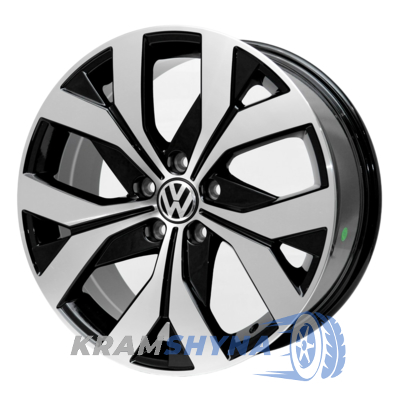 Replica Volkswagen R617 8x18 5x112 ET44 DIA0 BMF