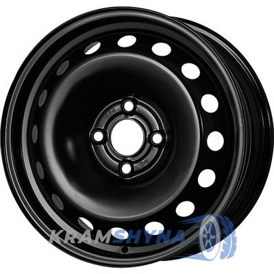 Magnetto Wheels R1-1593 6x15 4x100 ET43 DIA56.5 Black