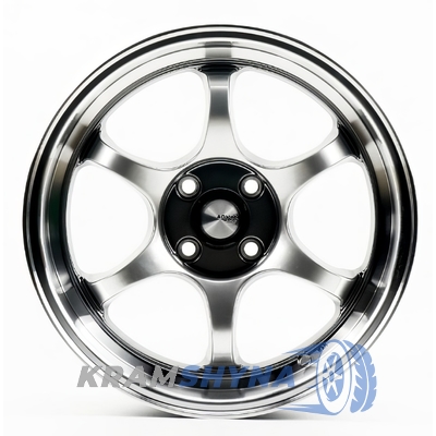 CAST WHEELS CW6088 7x16 4x100 ET35 DIA73.1 HPBL