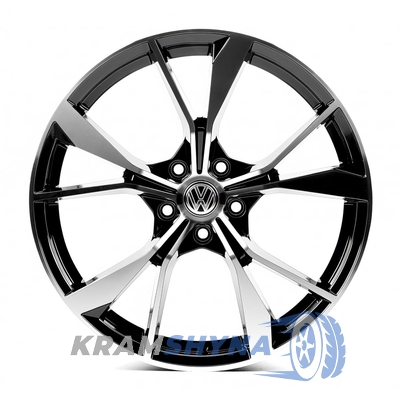 Replica Volkswagen VW595 8x19 5x112 ET45 DIA0 BMF