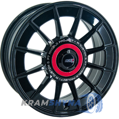 GT LP60 6.5x15 4x108 ET38 DIA73.1 Black