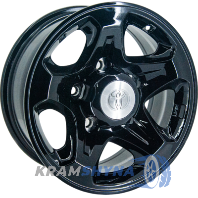 Replica Toyota GT 166168 7x16 5x150 ET0 DIA110.1 Black