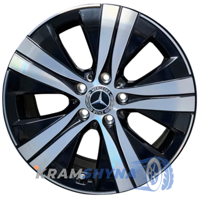 Mercedes OEM A2044017100 7x17 5x112 ET44.5 DIA66.6 Black