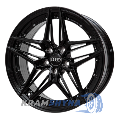 Replica Audi XF07 8x18 5x112 ET35 DIA66.6 Black