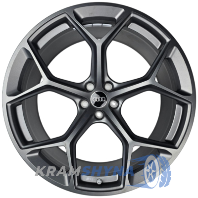 Audi OEM 4K0601025CT 10.5x22 5x112 ET19 DIA66.6 Gray