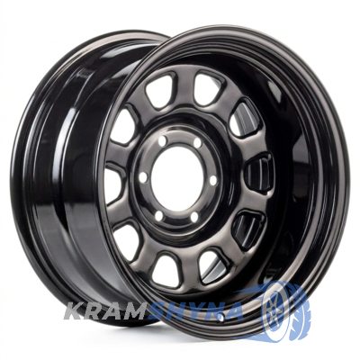 Kapitan Spoke 8x16 6x139.7 ET-25 DIA110 Black