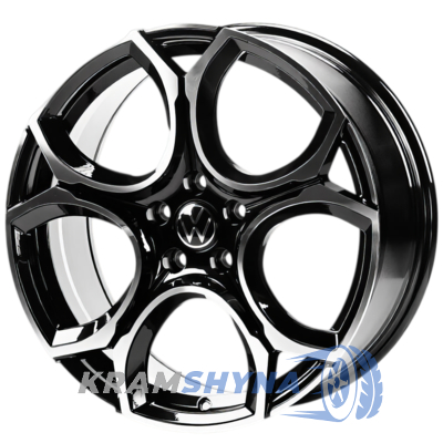 Replica VW6137 7.5x18 5x112 ET45 DIA57.1 BMF