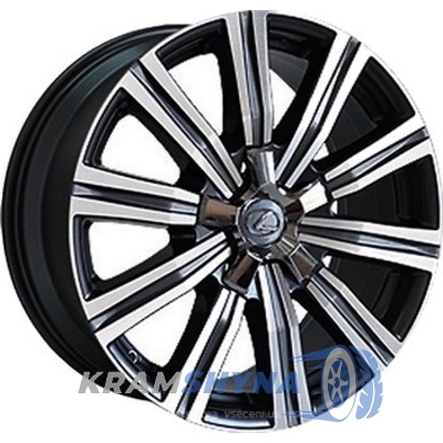 Replica Lexus (LX1003) 8.5x21 5x150 ET54 DIA110.1 BKF