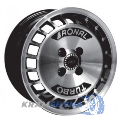 Ronal R10 7x15 4x100 ET28 DIA68.1 Black