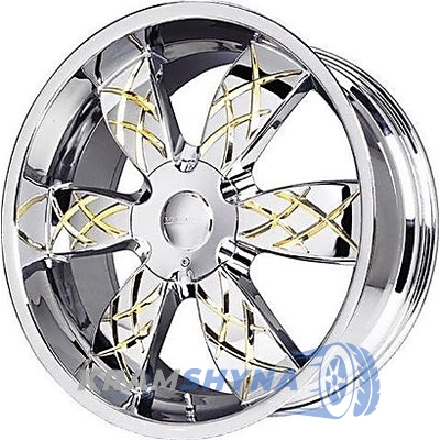 Verde V54 Poison 8.5x20 6x139.7 ET25 DIA108.1 Gold