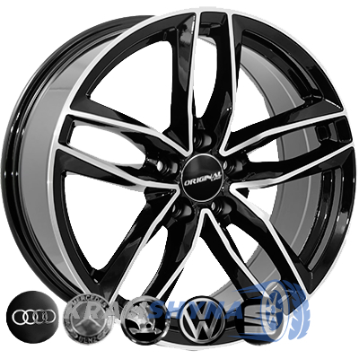 Zorat Wheels BK690 7.5x17 5x112 ET38 DIA66.6 Black