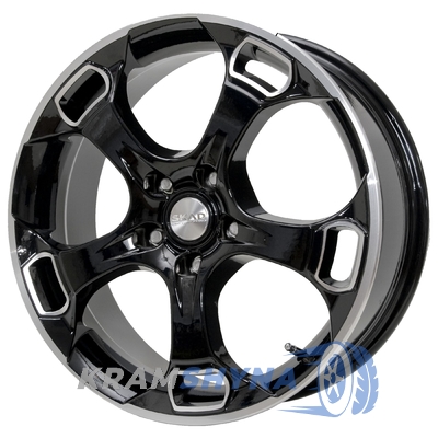 Skad Фараон 7x18 5x112 ET38 DIA66.6 Алмаз черн