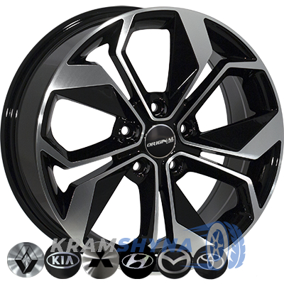 Zorat Wheels BK5168 7.5x18 5x114.3 ET38 DIA67.1 BP