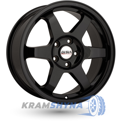 Disla JDM 8x18 5x114.3 ET45 DIA72.6 Black