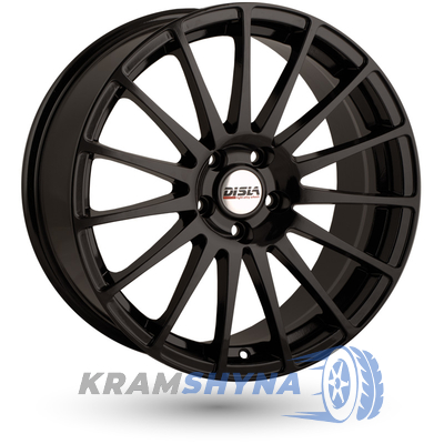 Disla Turismo 7.5x17 5x108 ET40 DIA67.1 Black