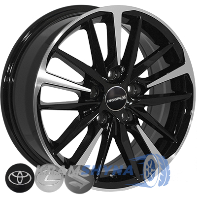 Zorat Wheels BK5342 6.5x16 5x114.3 ET45 DIA60.1 BP