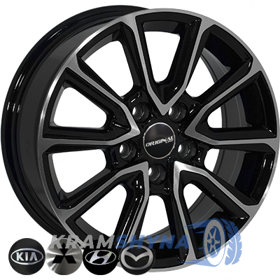 Zorat Wheels BK5344 6.5x16 5x114.3 ET35 DIA67.1 BP