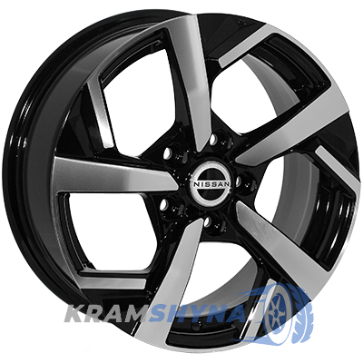 Zorat Wheels BK5372 6.5x16 5x114.3 ET40 DIA66.1 BP
