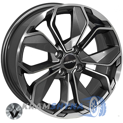 Zorat Wheels BK5296 6.5x16 4x100 ET38 DIA60.1 GP