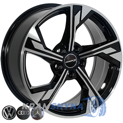 Zorat Wheels BK5419 8x18 5x112 ET35 DIA66.6 BP