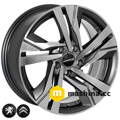 Zorat Wheels BK5543 7x16 5x108 ET45 DIA65.1 GP