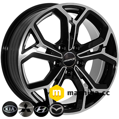 ZF FE190 7.5x18 5x114.3 ET45 DIA67.1 BMF