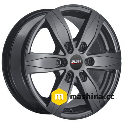 Disla Vanline 6 7x16 6x130 ET55 DIA84.1 Black