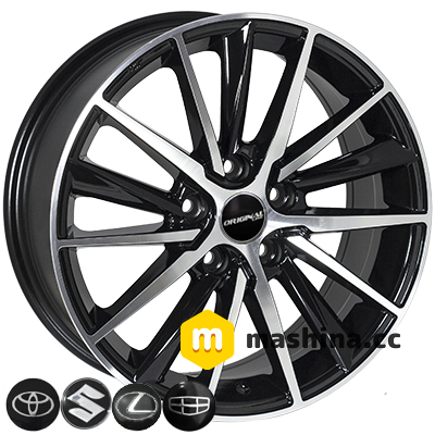 Zorat Wheels BK5809 6.5x16 5x114.3 ET40 DIA60.1 BP