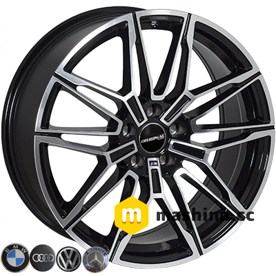 Zorat Wheels BK5938 8x19 5x112 ET30 DIA66.6 BP