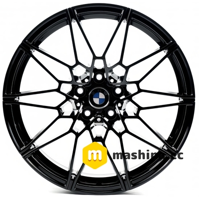 Replica B002 8x18 5x112 ET30 DIA66.6 Black