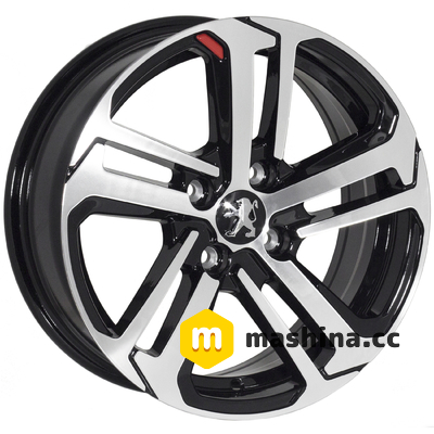 Zorat Wheels ZW-BK5447 6.5x16 4x108 ET20 DIA65.1 BP