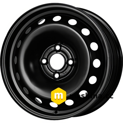 Magnetto Wheels R1-1593 6x15 4x100 ET43 DIA56.5 Black