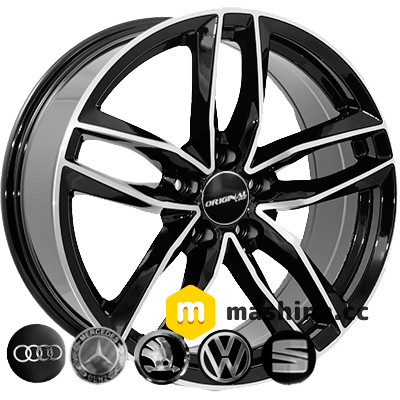 Zorat Wheels BK690 7.5x17 5x112 ET38 DIA66.6 Black