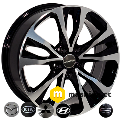 Zorat Wheels BK5212 6.5x16 5x114.3 ET45 DIA67.1 BP