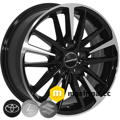 Zorat Wheels BK5342 6.5x16 5x114.3 ET45 DIA60.1 BP