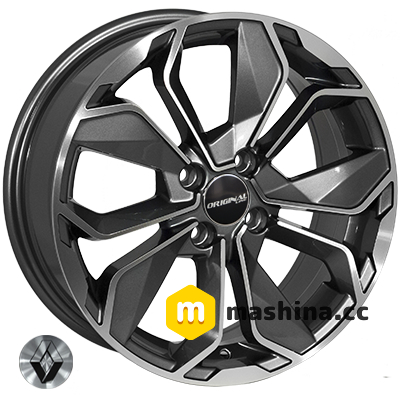 Zorat Wheels BK5296 6.5x16 4x100 ET38 DIA60.1 GP